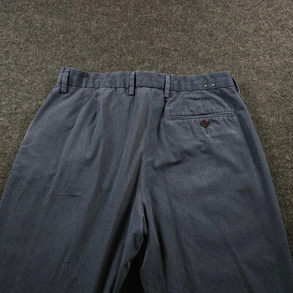 Wallace & Barnes Mens (Fits 32x29) Navy Blue Straight Leg Chino Pants W32 L30